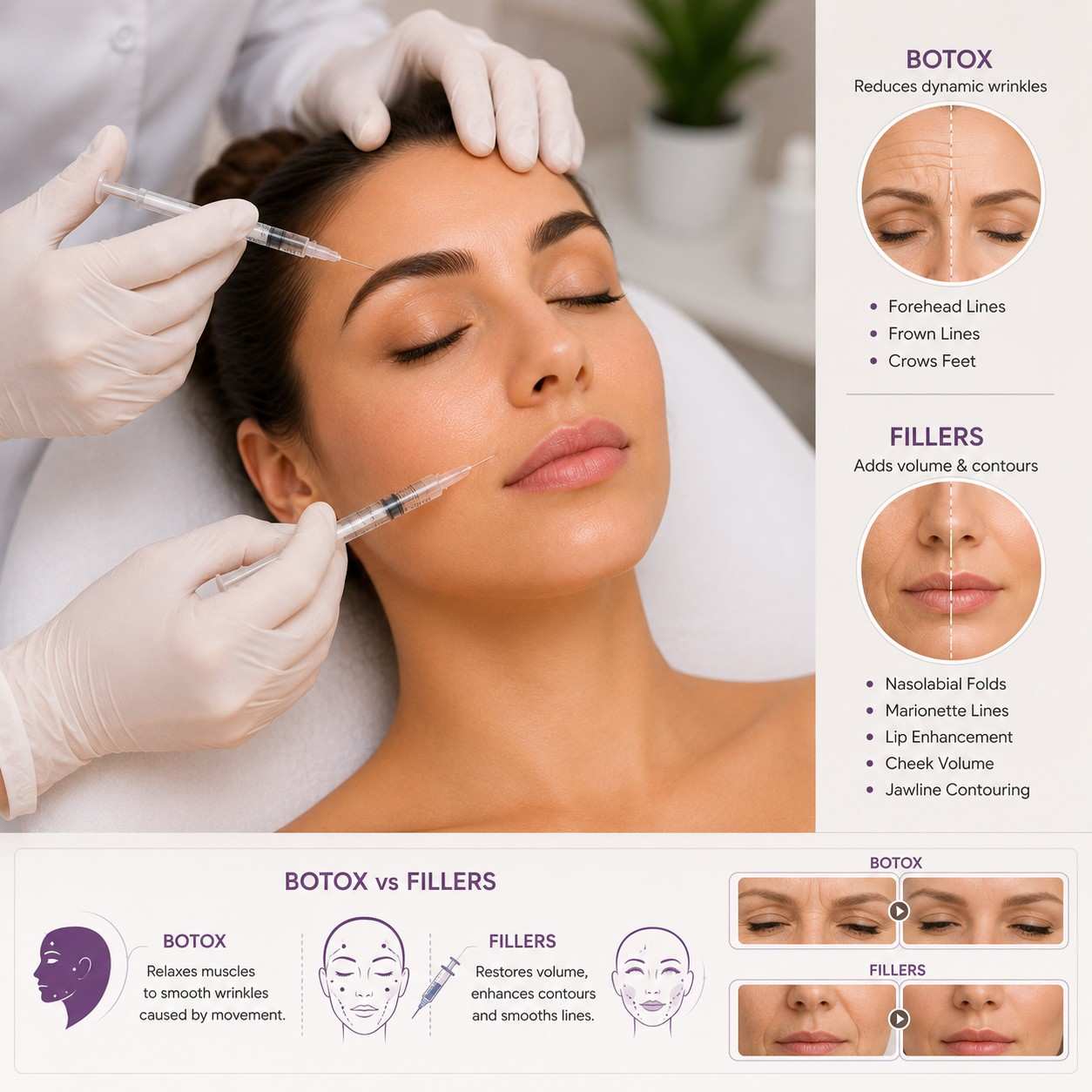 Botox and dermal filler treatment in Baner