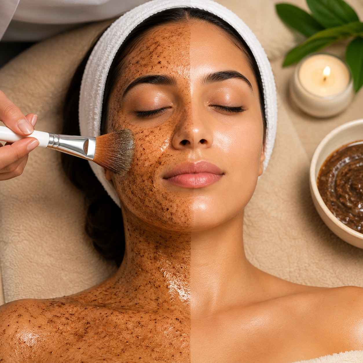Tan removal treatment for skin