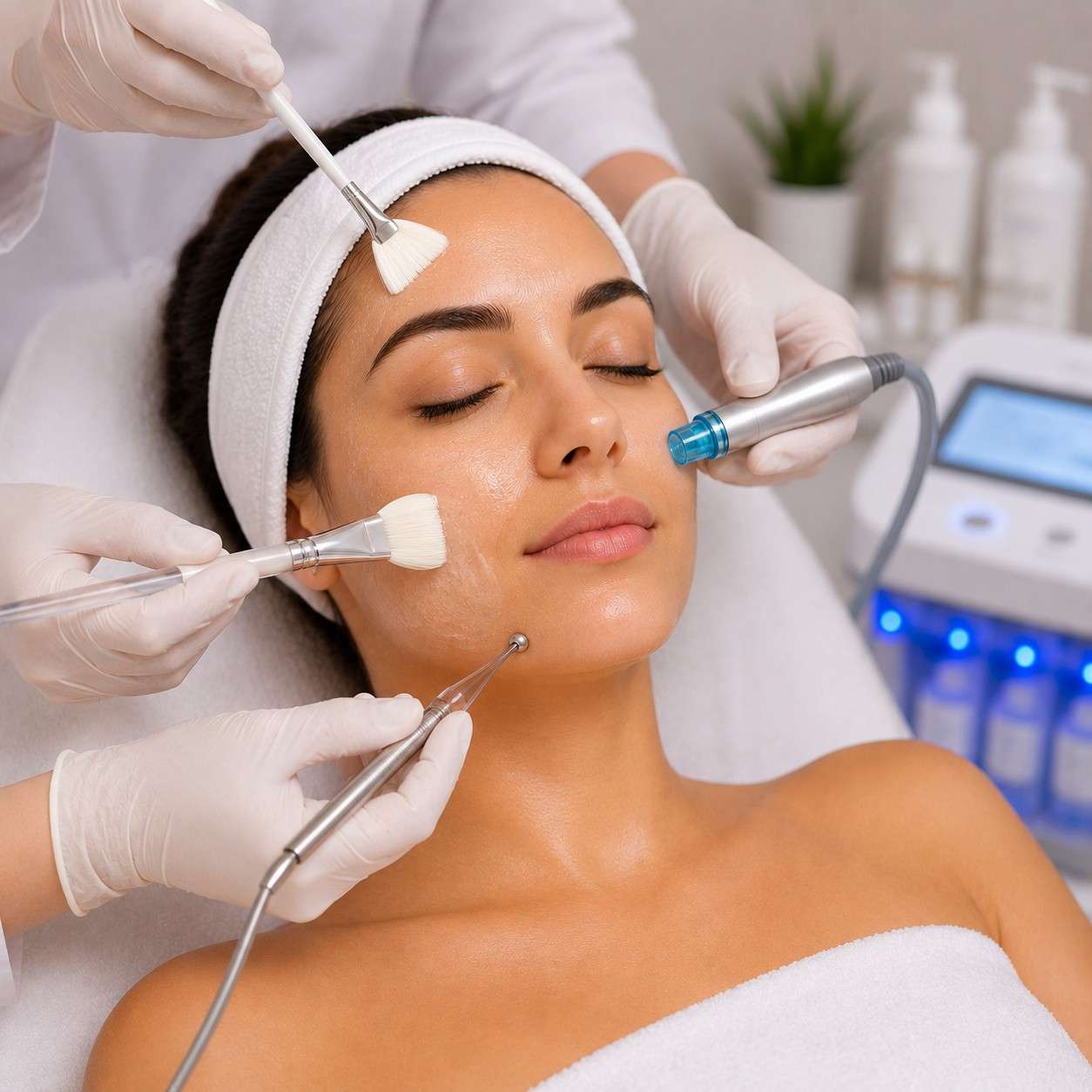Medi facial skin treatment