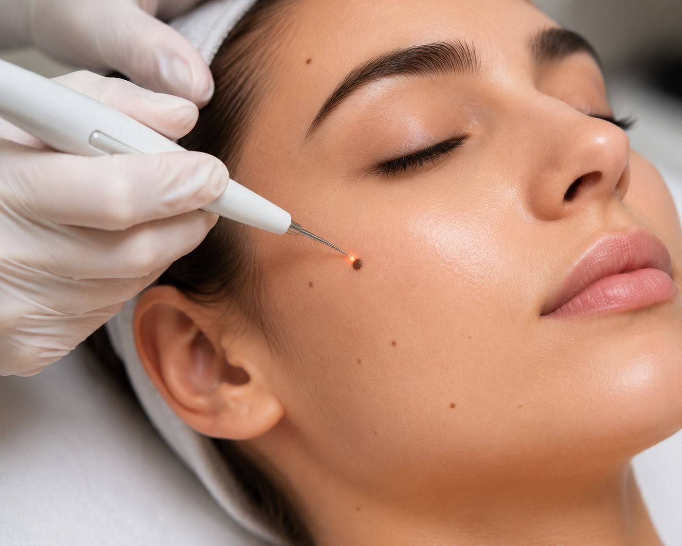 Skin mole removal treatment