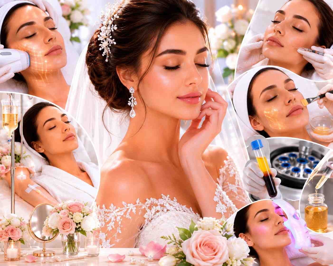 Pre-wedding skin care treatment